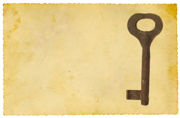 Vintage Key Hintergrund — Stockfoto