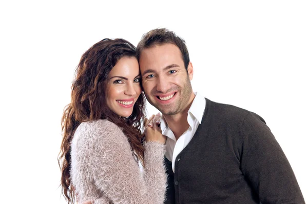 Hermosa pareja sonriendo — Foto de Stock