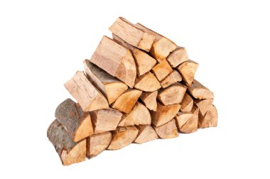 Large stack of firewood clipart