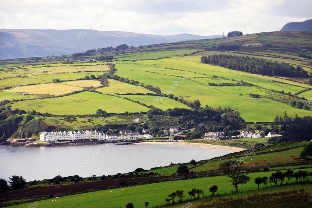 Irish landscape of Antrim Coast