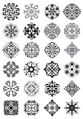 dairesel damask süslemeleri