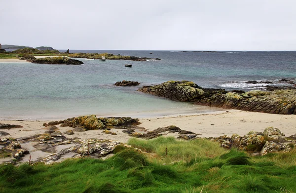 Connemara Küste regnerische Landschaft — Stockfoto