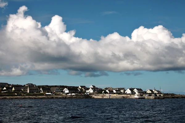 Inis Oírr dorp, aran islands — Stockfoto