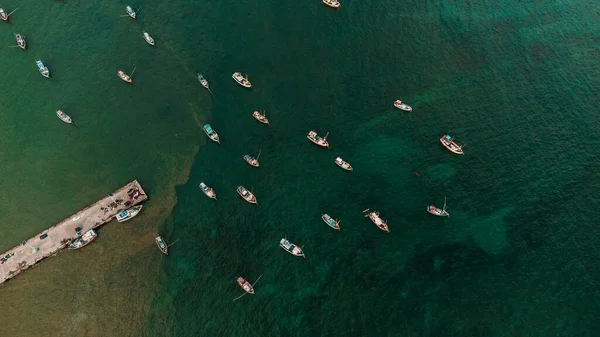 aerial view of the coast of the island of the indian ocean, Sri Lanka, Asia.