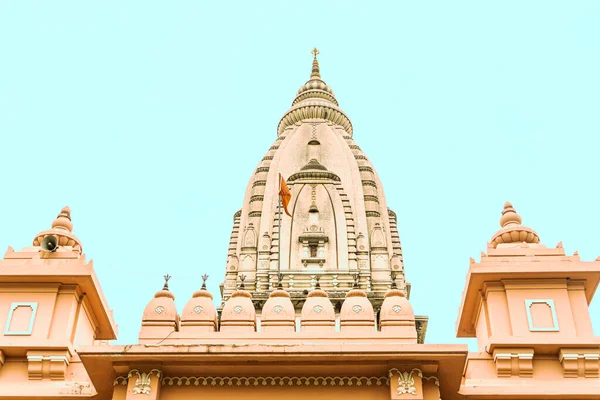 Hindu Tempel Indien Varanasi Vacker Dekoration — Stockfoto