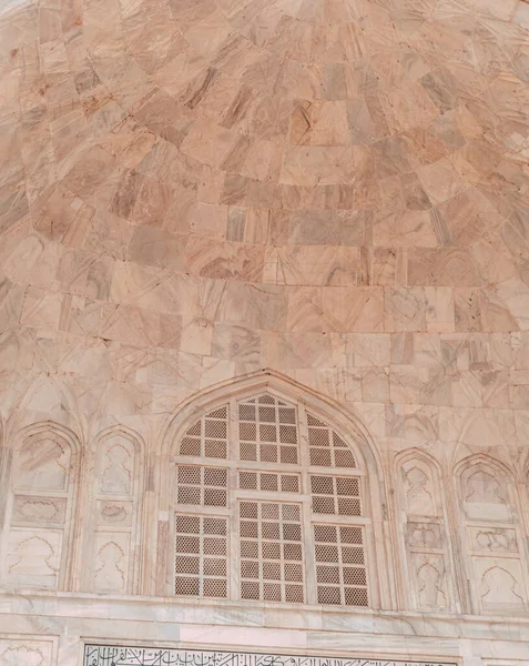 Cathedral Sacred Wall Taj Mahal Agra India — Fotografia de Stock