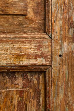 old wooden brown background with natural pattern and crack texture