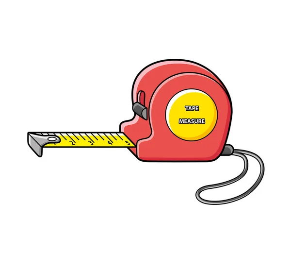 Kırmızı bant ölçüsü izole edilmiş vektör