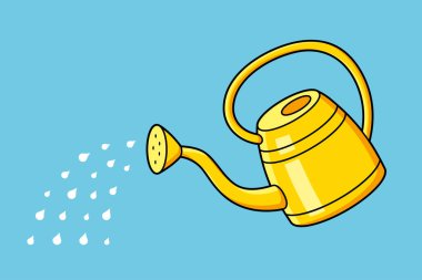 Su bidonu ve su damlası.