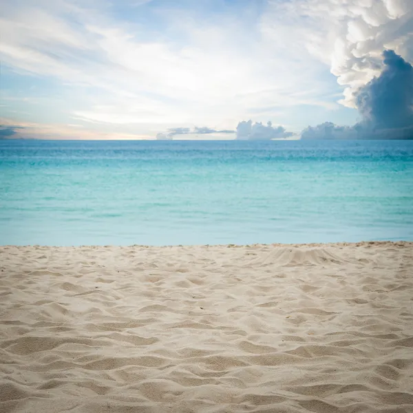 Sabbia di spiaggia thailandia mare — Foto Stock