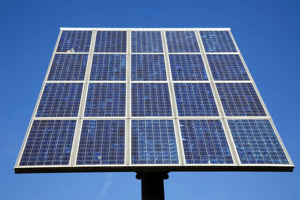 Solar panel and very blue sky — Stock Photo, Image