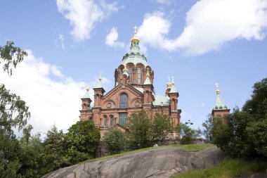 Uspenski Katedrali'ne Helsinki kaya