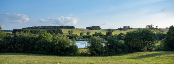 Fields Forests Countryside Landscape Belgian Province Luxemburg Ardennes Region — Stockfoto