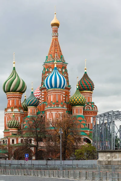 Kathedrale Von Basilius Der Selige Moskau Auf Dem Roten Platz — Stockfoto