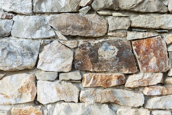 Oberfläche Einer Dekorativen Wand Aus Grauem Stein Bau Und Reparatur — Stockfoto