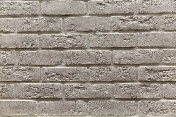 Dekoracyjna Cegła Jasnoszarego Kamienia Ścianie Budowa Projektowanie Renowacja Zbliżenie Kontekst — Zdjęcie stockowe