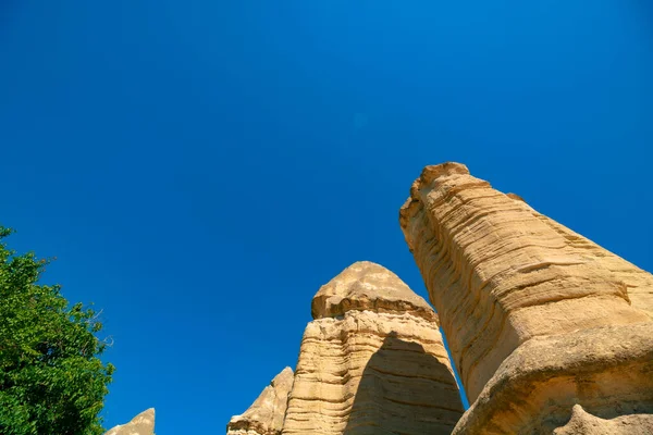 Chimeneas Hadas Peri Bacalari Capadocia Turquía Gorkundere Vallay Goreme Turismo —  Fotos de Stock