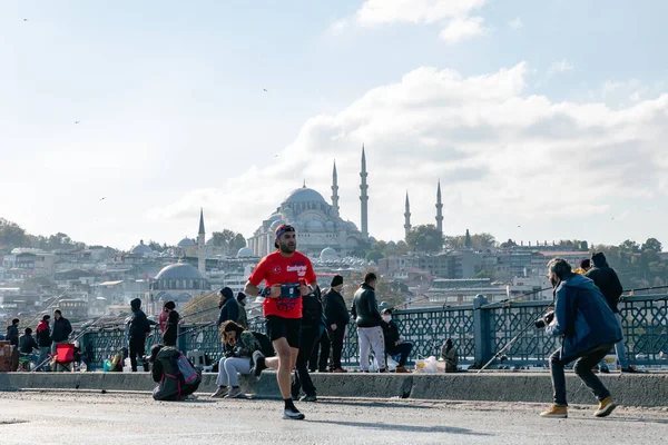 Isztambul Október Run Event Isztambul Törökország 2021 — Stock Fotó