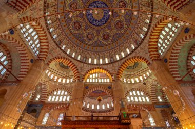 Selimiye Camii. Edirne Selimiye Camii 'nin içi.