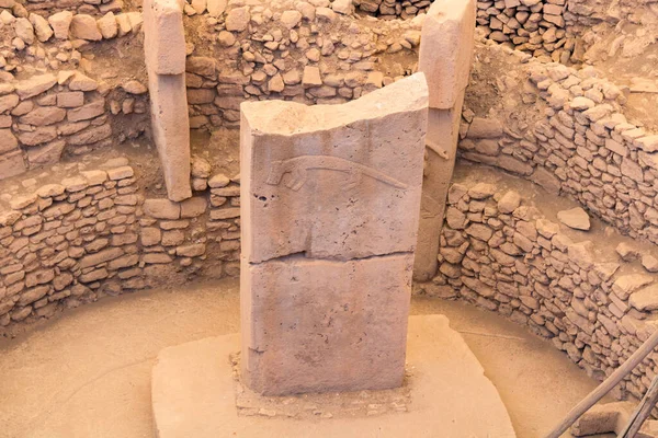 Pilares Gobeklitepe Gobeklitepe Sitio Arqueológico Sanliurfa Turquía Lugares Interés Museos — Foto de Stock
