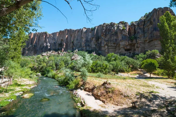 Dolina Ihlara Kanion Ziemi Ihlara Valley Aksaray Turcja Naturalne Piękno — Zdjęcie stockowe