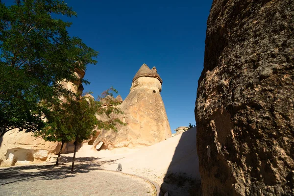 Cappadocia Background Photo Fairy Chimneys Hoodoos Pasabagi Cappadocia Travel Turkey — Stock Photo, Image