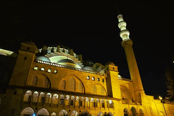 Mesquitas Istambul Mesquita Suleymaniye Noite Ramadã Fundo Islâmico Efeito Ruído — Fotografia de Stock