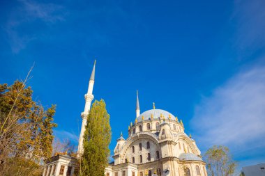 Nusretiye Camii. Tophane İstanbul 'daki Nusretiye Camii. Ramazan veya İslami arkaplan fotoğrafı.