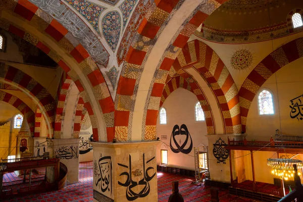 Ancienne Mosquée Edirne Eski Cami Architecture Islamique Art Ramadan Kandil — Photo