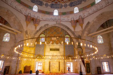 Kandil arka plan fotoğrafı. Edirne Uc Serefeli Camii