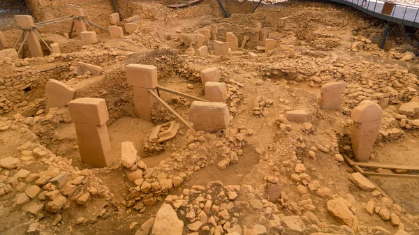 Gobeklitepe Sanliurfa Turquía Sitio Arqueológico Gobeklitepe Sanliurfa Viaje Turquía Foto — Foto de Stock