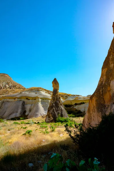 Cappadocia Camini Delle Fate Hoodoos Pasabagi Cappadocia Turchia Viaggio Goreme — Foto Stock