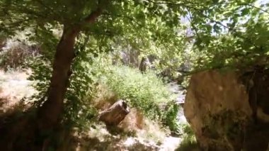 Ihlara Vadisi. POV Aksaray Türkiye 'deki Ihlara Vadisi' nde yürüyor