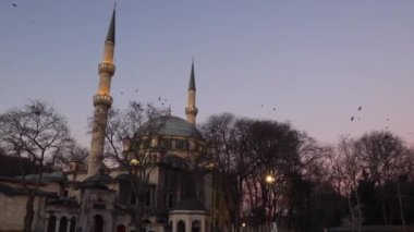 Eyup Sultan Camii. Ramazan veya İslami arkaplan videosu