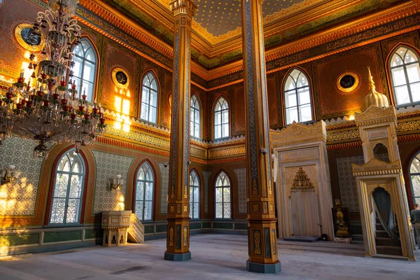 Мечеть Йылдыз Хамидие Стамбуле Рамадан Кандил Лейлат Аль Кадр Ислам — стоковое фото