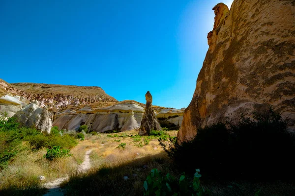 Utazás Cappadociába Pasabagi Cappadocia Nevsehir Ben Tündér Kémények Vagy Hoodoos — Stock Fotó
