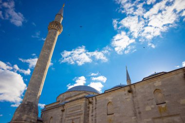 Bayezid II Mosque in Edirne Turkey. Ottoman architecture background photo. Ramadan or islamic concept.