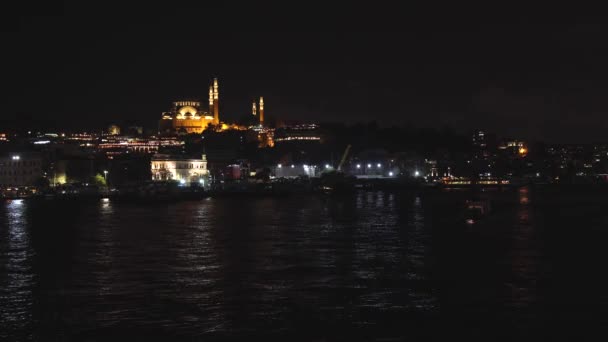 Noc w Stambule. POV wideo z nocy w Stambule — Wideo stockowe