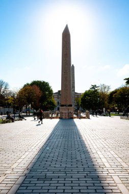 İstanbul Sultanahmet Meydanı 'nda Dikilitas veya Theodosius Obelisk