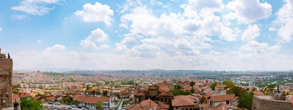 Панорама Анкары Панорамный Вид Столицу Турции Анкарского Замка — стоковое фото