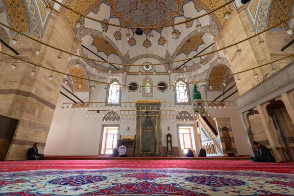 Konya Sultan Selim Camii. Ramazan veya kandil veya bayram veya laylat al-Qadr veya kadir gecesi veya İslami arkaplan fotoğrafı. Konya Türkiye - 5.18.2022