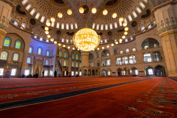 Kocatepe Mecset Ankarában Iszlám Vagy Ramadán Vagy Kandil Háttér Fotó — Stock Fotó