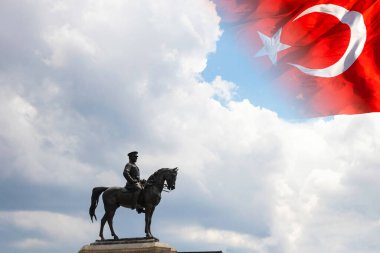 30th august victory day of Turkey or 30 agustos zafer bayrami in Turkish background photo. 