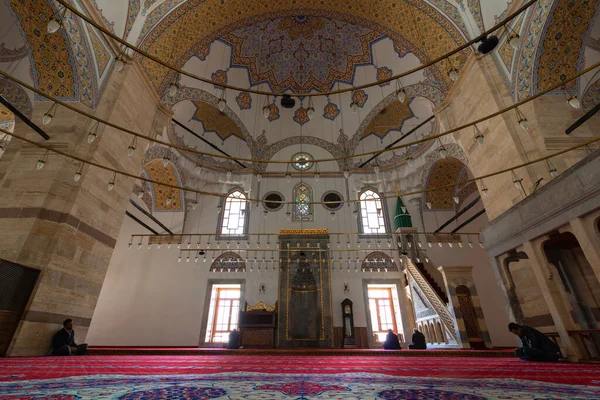 Interior Sultan Selim Mosque Konya Ottoman Architecture Background Photo Konya — Photo