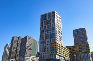 Fikirtepe urban transformation projects. Residential buildings in Fikirtepe. Kadikoy Istanbul Turkey - 1.28.2022