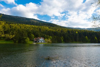 Golcuk Nature Park in Bolu Turkey. Travel to Turkiye. Bolu Turkey - 5.15.2022