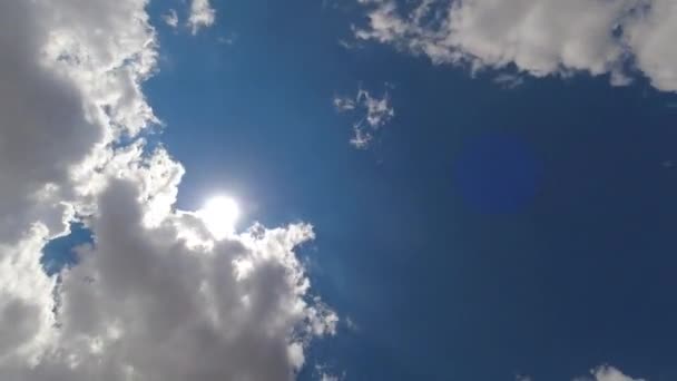Movimiento Las Nubes Timelapse Video Vídeo Conceptual Del Día Tierra — Vídeos de Stock