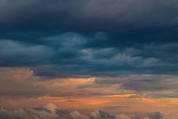 Dramatic clouds. Cloudscape at sunrise. Cinematic clouds background photo. Heaven or spiritual concept background.
