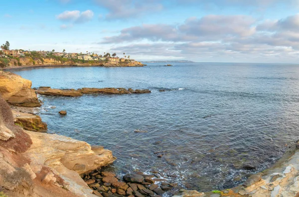 Zona costiera di La Jolla in California con vista sull'oceano Pacifico — Foto Stock