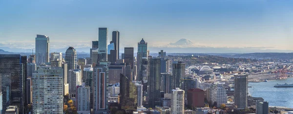 Stadtansichten von der Space Needle in Tacoma, Washington, Vereinigte Staaten — Stockfoto